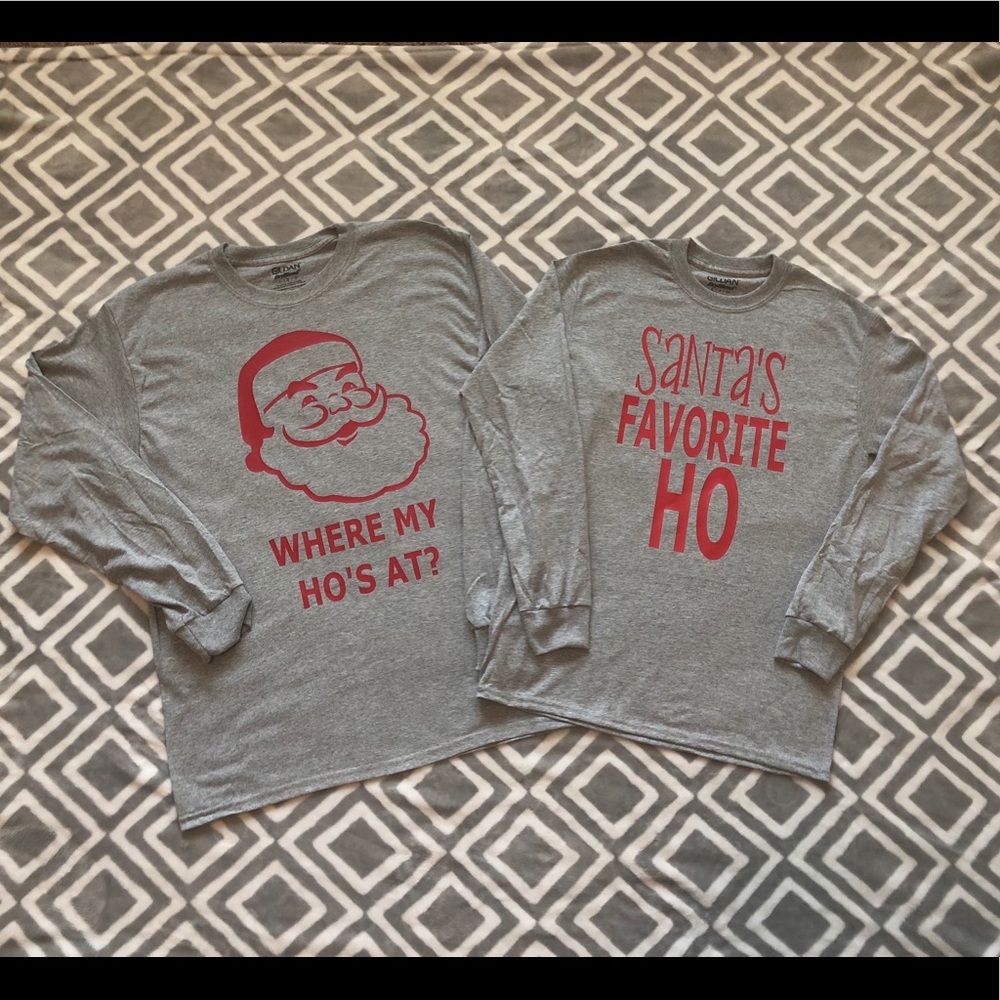 NEW - couples Christmas shirts
